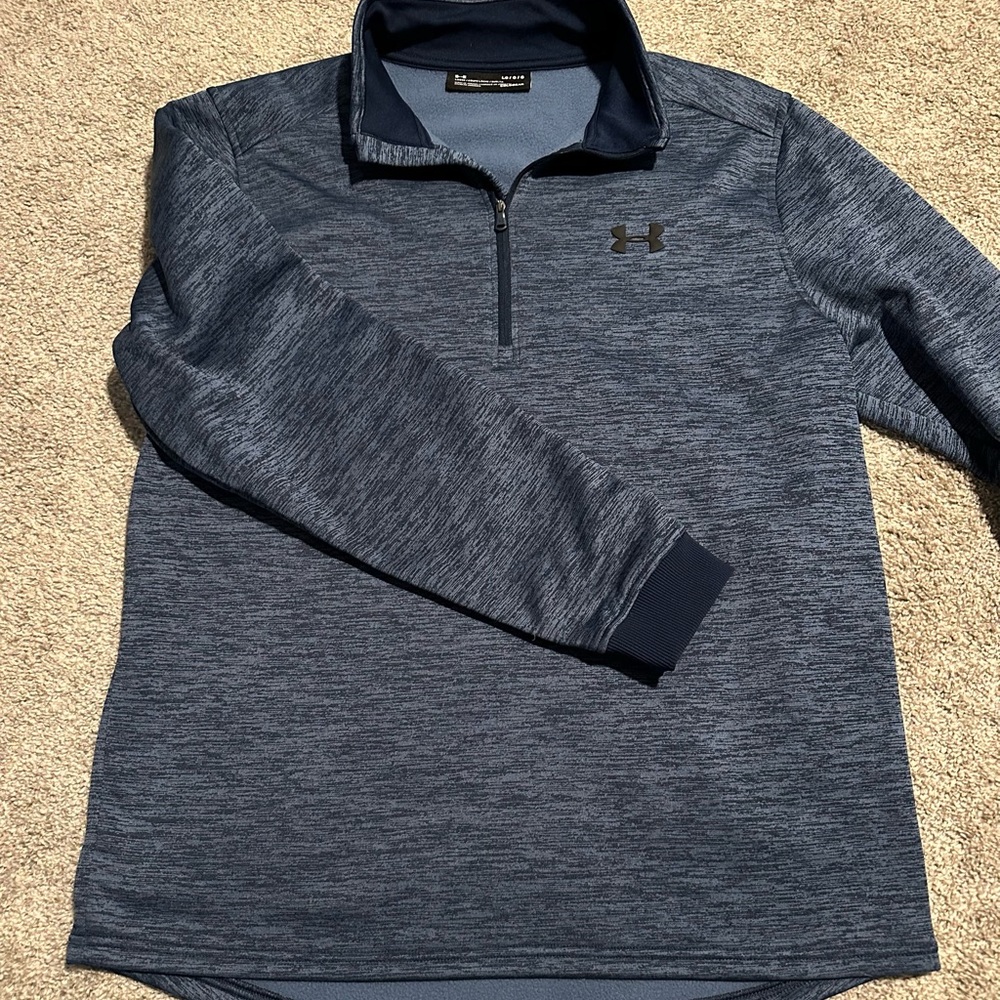 Men’s Under Armour 1/4 Zip Fleece, Cold Gear Size Large
